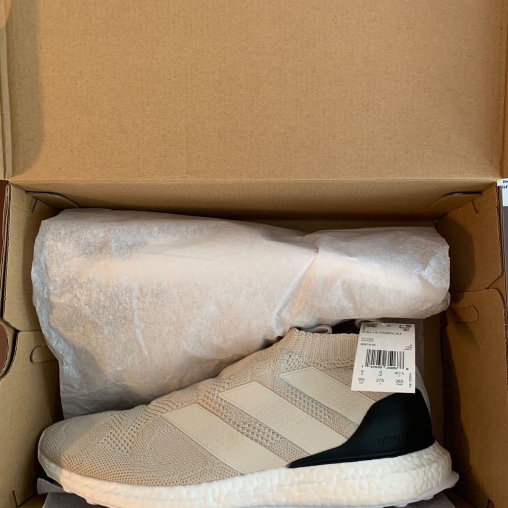 Adidas A16+ UltraBOOST Shoes - Size 9.5.